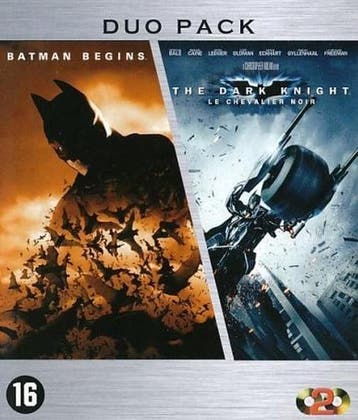 Batman Begins & The Dark Knight (Duo Pack) (Blu-ray), Cd's en Dvd's, Verzenden, Nieuw in verpakking, Actie