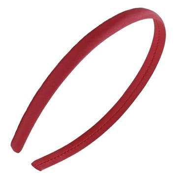 Fako Fashion - Diadeem - Satijn - 10mm - Donkerrood, Verzenden