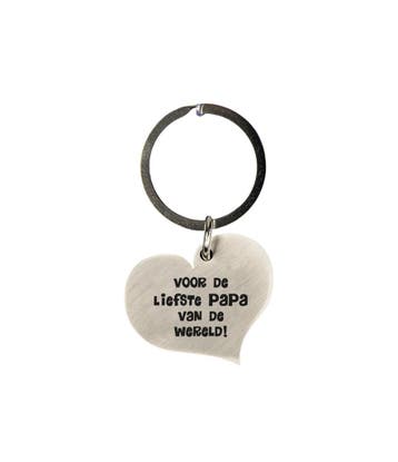 Sleutelhanger Papa 10cm, Verzenden, Nieuw