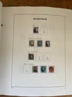 Belgique 1850/1987 - Collection dans un bel album DAVO avec