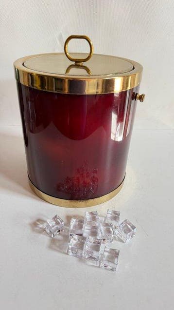 Champagne koeler - Ijsemmer “Faux Carey”, in de stijl van, Antiek en Kunst