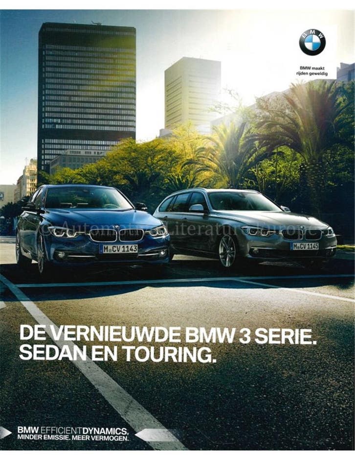 2017 BMW 3 SERIE BROCHURE NEDERLANDS, Boeken, Auto's | Folders en Tijdschriften