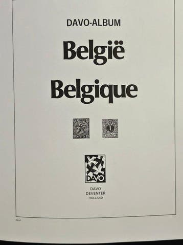 België 1849/1949 - DAVO LX I goed gevuld !! (voor aanduiding, Gestempeld