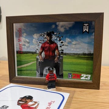 Lego - Limited edition - Tiger Woods Custom Display -