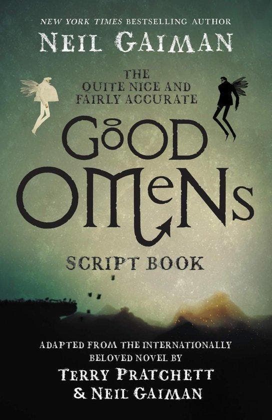QUITE NICE & FAIRLY ACCURATE GOOD OMENS SCRIPT BOOK, Livres, Langue | Anglais, Envoi