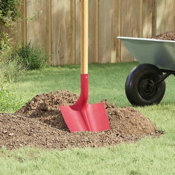 vidaXL Schep Hoofd 4 st Rood 39,5 x 27,5 cm Gepoedercoat, Verzenden, Nieuw