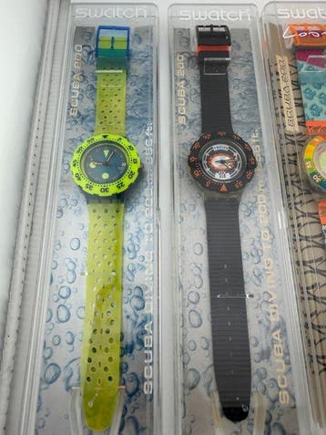 Swatch - Automatic LOT Swatch chronograf NOS - Zonder, Nieuw