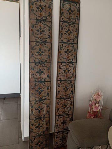 Decoratief ornament (2) - Italië - Paar antieke, met de hand