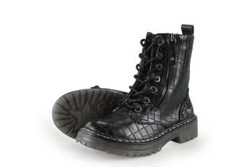 Bullboxer Veterboots Meisjes in maat 32 Zwart, Verzenden, Schoenen