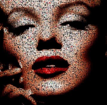 David Law (1967) - Crypto Marilyn VI - 2.0 - Format XL 60x60
