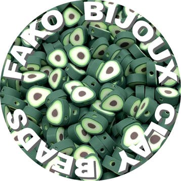 Fako Bijoux - Klei Kralen Avocado - Figuurkralen -, Hobby en Vrije tijd, Verzenden, Nieuw