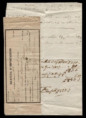 Italiaanse oude staten - Lombardije Venetië 1856/1856 -, Gestempeld