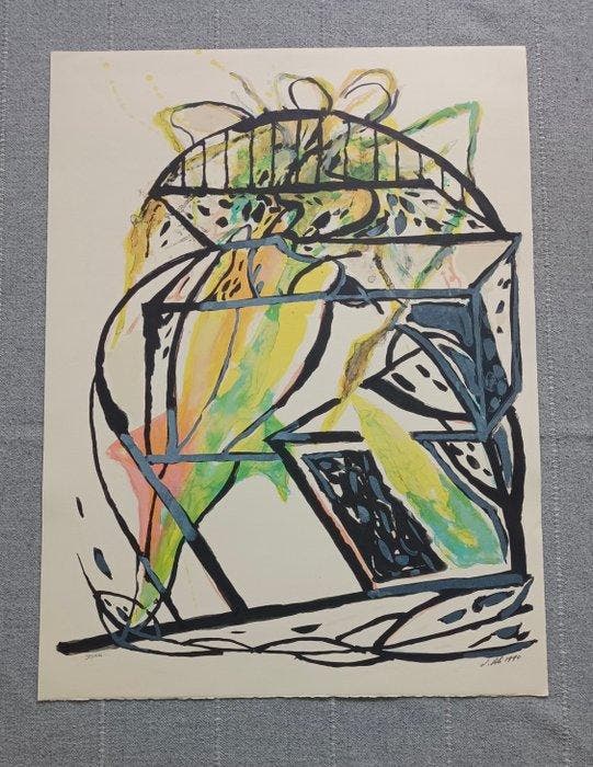 Jacques Poli (1938 - 2002) - 2 lithographies - Abstraction, Antiek en Kunst, Antiek | Overige Antiek