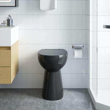 vidaXL Randloos Toilet 7 cm extra hoogte soft-close keramiek, Verzenden, Nieuw