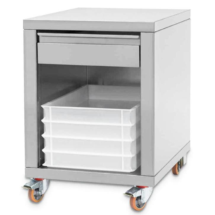 Onderstel | Pizzapletters | Open + Lade (EN600x400) |, Zakelijke goederen, Horeca | Keukenapparatuur, Nieuw in verpakking, Verzenden