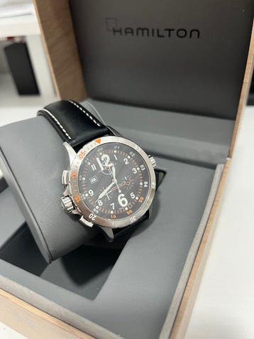 Hamilton - Khaki Aviation - Zonder minimumprijs - H745120 -, Nieuw