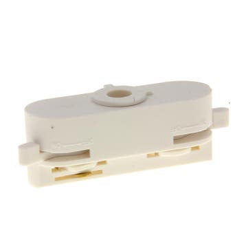 Luxar Witte Pendeladapter voor 1-Fase Rail, Verzenden