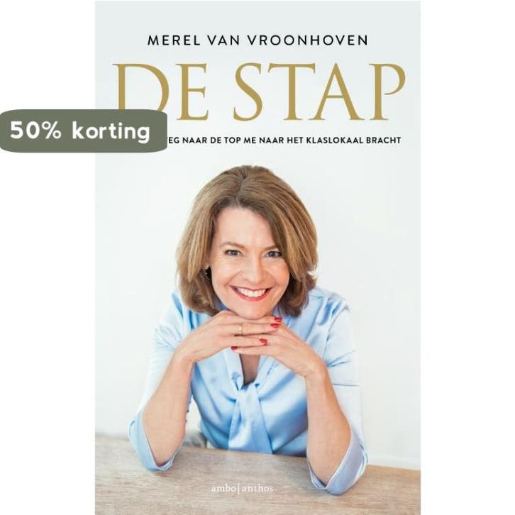 De stap 9789026354502 Merel van Vroonhoven, Livres, Littérature, Envoi