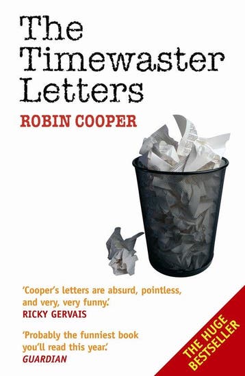 The Timewaster Letters 9781843171690 Robin Cooper, Verzenden, Robin Cooper