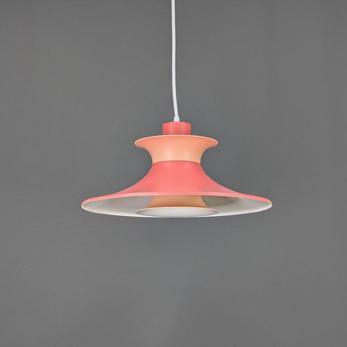 Lamp - Metaal - Roze Deense Hanglamp, Antiquités & Art, Antiquités | Éclairage