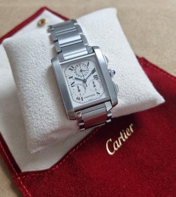 Cartier - Tank Française - 2303 - Homme - 2000-2010