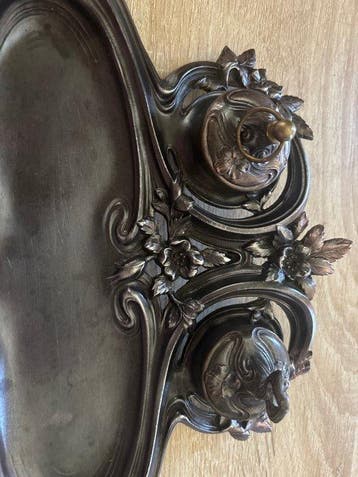 jugendstil - Inktpot - jugendstil - Zinklegering