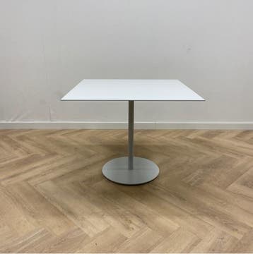 kantinetafel (hxbxd) 74x90x90 cm, licht grijs, Bureau