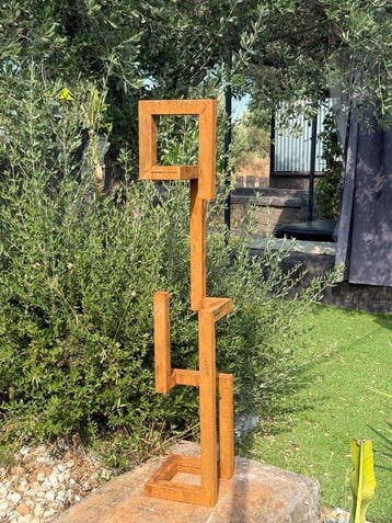 Ana Lucia B.M - Sculpture Corten - XXL - NO Reserve, Antiek en Kunst