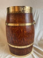 Vintage Bak - Eik - 1940-1950 - eikenhouten ton kolenkit