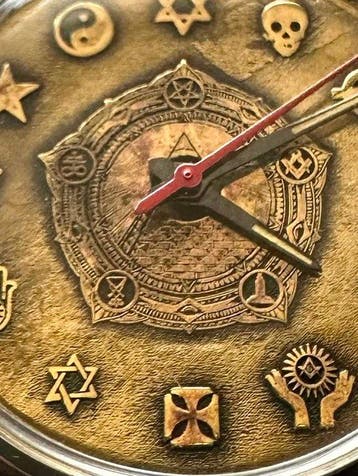 Eye Of God Masonic Wristwatch, Nieuw