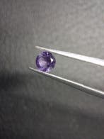 Purple Amethyst Round Cut 5mm 0.567 ct – Natural Amethyst Ge, Handtassen en Accessoires, Overige Accessoires, Verzenden, Nieuw