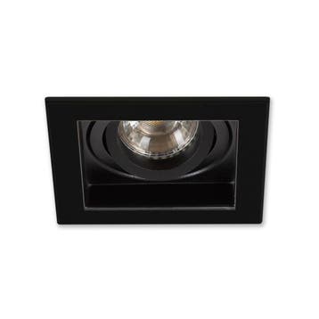 Spots inbouw Inbouwspot Axl Vierkant zwart Binnenverlichting, Verzenden