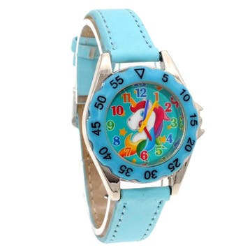 Fako - Kinderhorloge - Eenhoorn - Unicorn - Regenboog -, Handtassen en Accessoires, Horloges | Kinderen, Verzenden, Nieuw