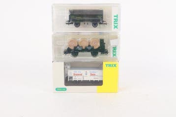Trix H0 - 24082, 24303, 24310 - Wagon de marchandises pour, Nieuw