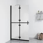 vidaXL Inloopdouchewand inklapbaar 120x190 cm ESG-glas mat, Verzenden, Nieuw