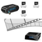 Alarm Klok met Camera en WiFi - Draadloze Smart Home, Audio, Tv en Foto, Videobewaking, Verzenden, Nieuw