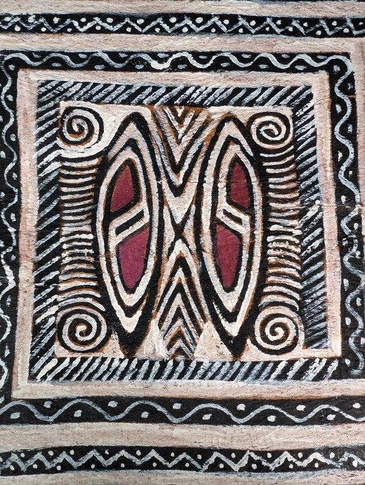 Paire de belles écorces faites à la main pour un usage, Antiek en Kunst, Kunst | Niet-Westerse kunst