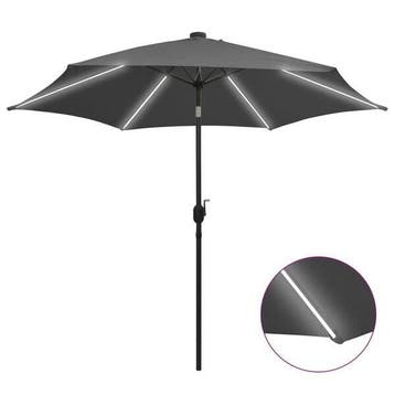 Parasol LED 300cm Anthracite - Etat retour - 60% de remise, Verzenden, Nieuw
