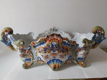 Moustiers o Rouen ,Francia. - Jardinière - Keramiek -, Antiquités & Art