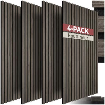 Akoestische panelen Sonic Wall IV in houtlook - eiken grijs, Huis en Inrichting, Verzenden, Nieuw