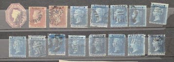 Verenigd Koninkrijk - c624) Engeland classic stamps on 13, Gestempeld