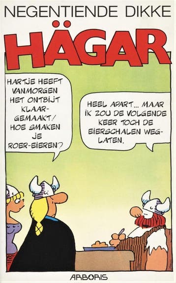 HAGAR DIKKE POCKET 19 9789034327093 BROWNE, Boeken, Stripverhalen, Verzenden, Gelezen, BROWNE