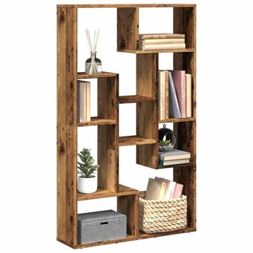 vidaXL Boekenkast 72x20x120,5 cm bewerkt hout oud, Verzenden
