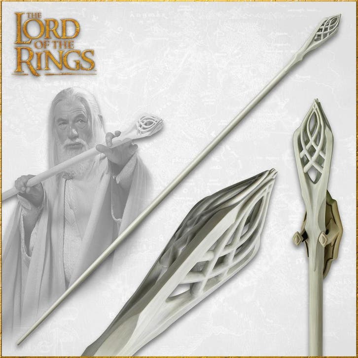 Lord of the Rings Replica 1/1 Staff of Gandalf the White, Collections, Lord of the Rings, Enlèvement ou Envoi