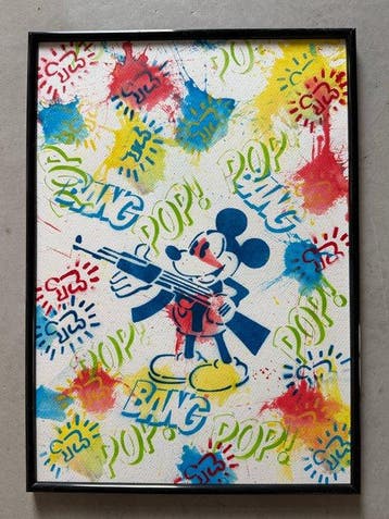Koen Betjes (1992) - Mickey Mouse x Haring x Shoot (splash)