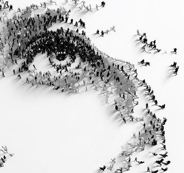 David Law - Community Face, Antiek en Kunst, Kunst | Designobjecten