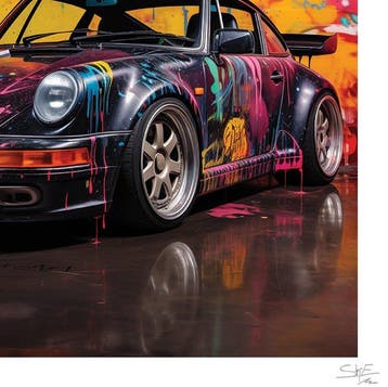 SKE - Porsche Drips Legend, Antiek en Kunst
