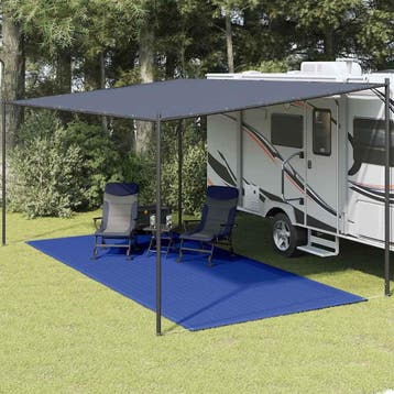 vidaXL Tenttapijt 250x550 cm blauw, Verzenden, Nieuw