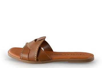 Laurent David Slippers in maat 38 Bruin, Vêtements | Femmes, Verzenden, Slippers