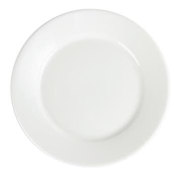 Borden | WHITEWARE | Porselein | Wit | 12 Stuks | Ø230mm, Verzenden